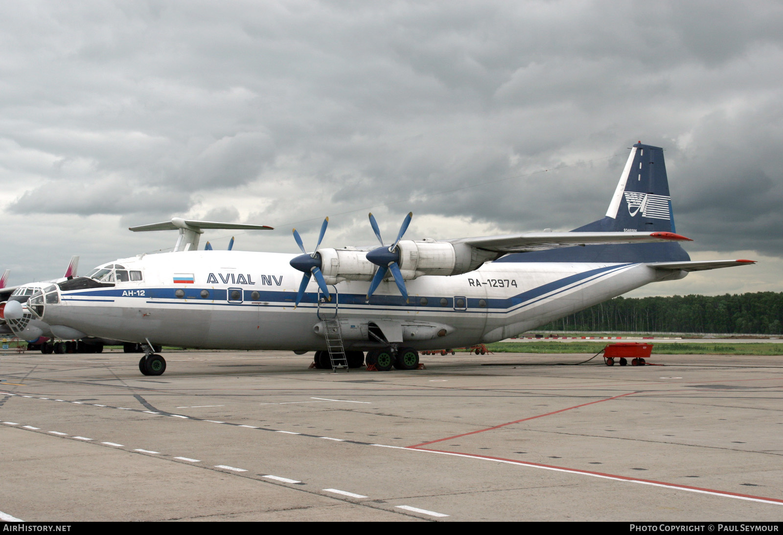 Aircraft Photo of RA-12974 | Antonov An-12B | Avial NV | AirHistory.net #341328
