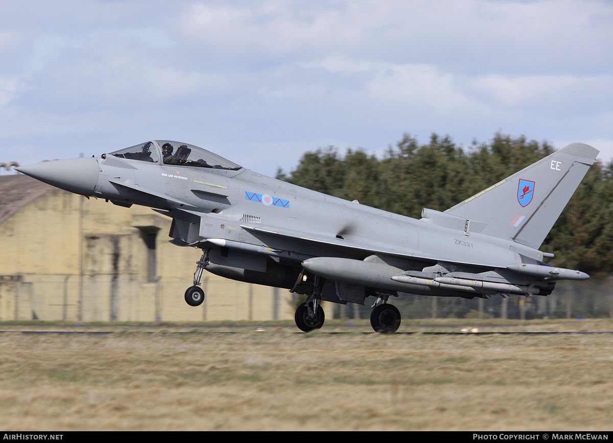 Aircraft Photo of ZK331 | Eurofighter EF-2000 Typhoon FGR4 | UK - Air Force | AirHistory.net #341335