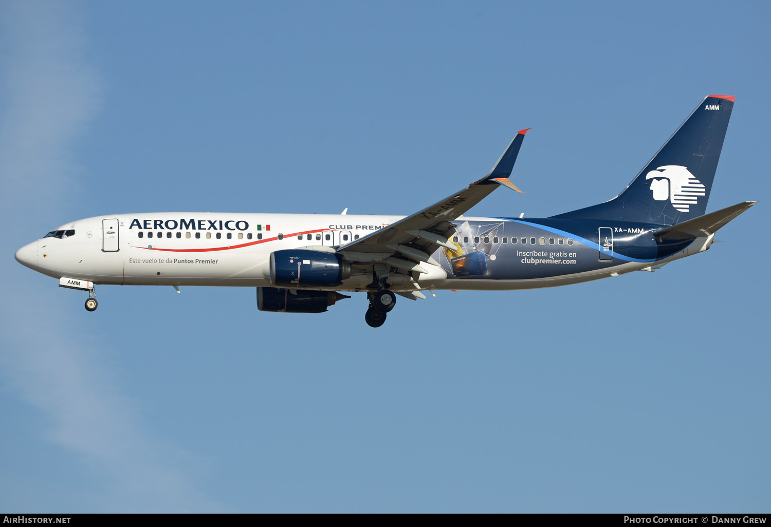 Aircraft Photo of XA-AMM | Boeing 737-852 | AeroMéxico | AirHistory.net #341346