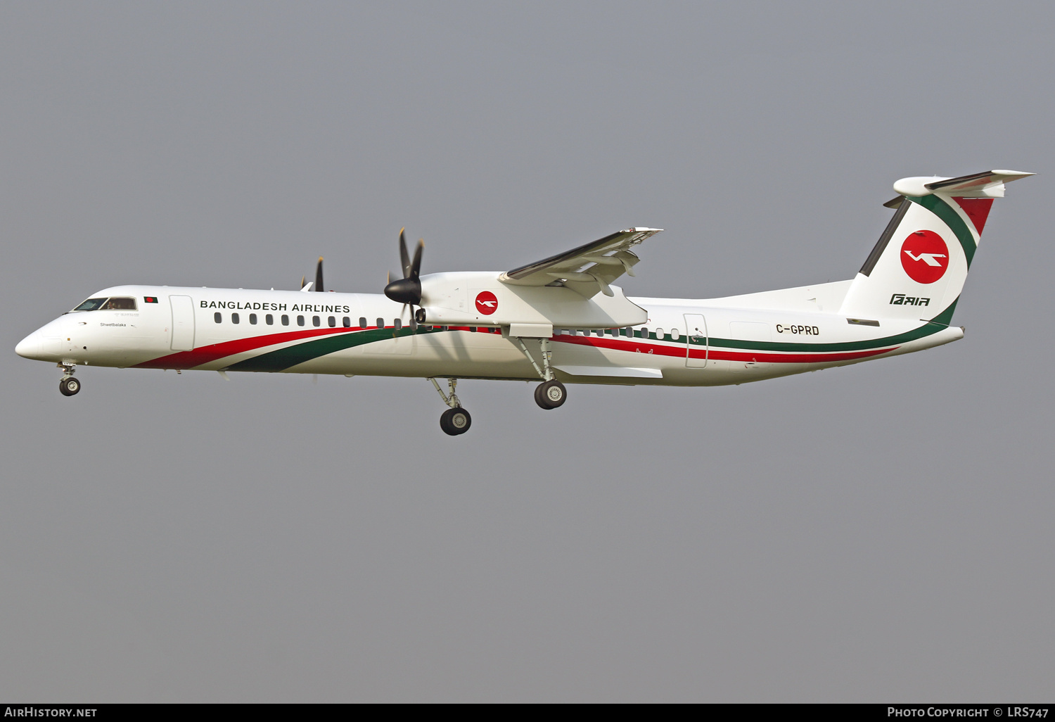 Aircraft Photo of C-GPRD | Bombardier DHC-8-402 Dash 8 | Biman Bangladesh Airlines | AirHistory.net #341356