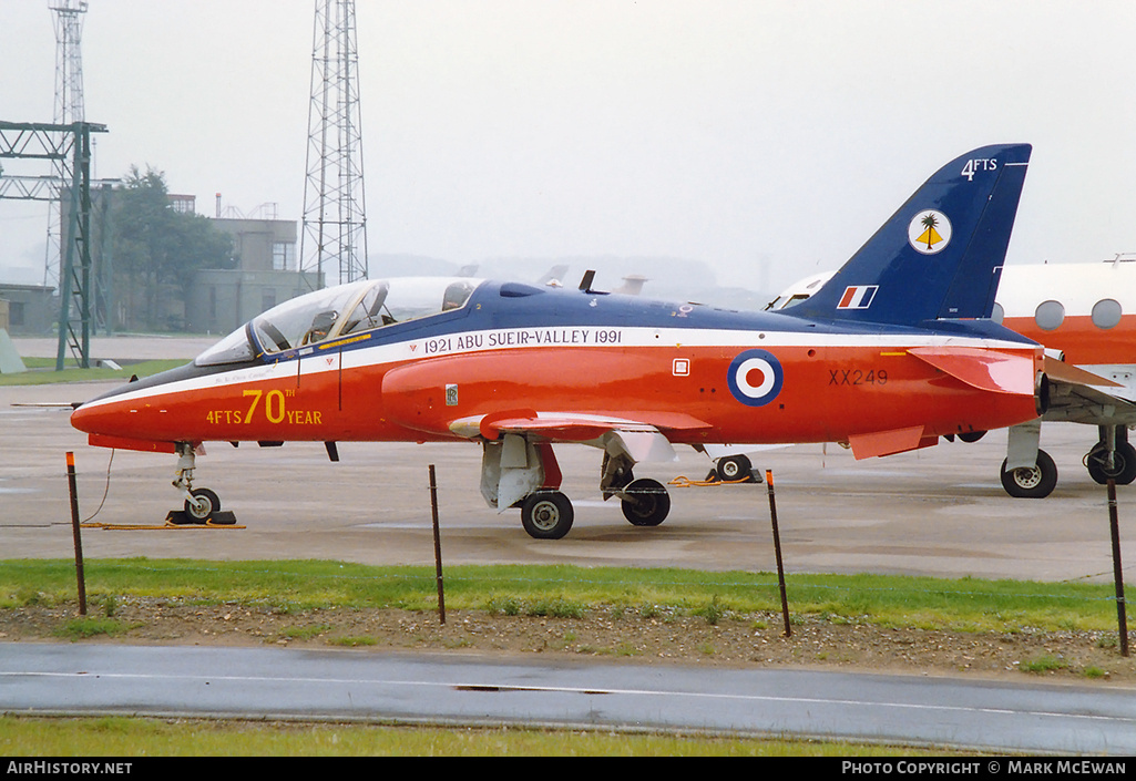 Aircraft Photo of XX249 | British Aerospace Hawk T.1 | UK - Air Force | AirHistory.net #341376