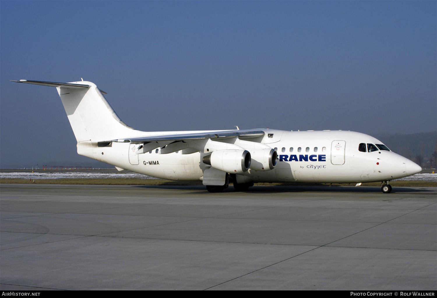 Aircraft Photo of G-MIMA | British Aerospace BAe-146-200 | Air France | AirHistory.net #341390