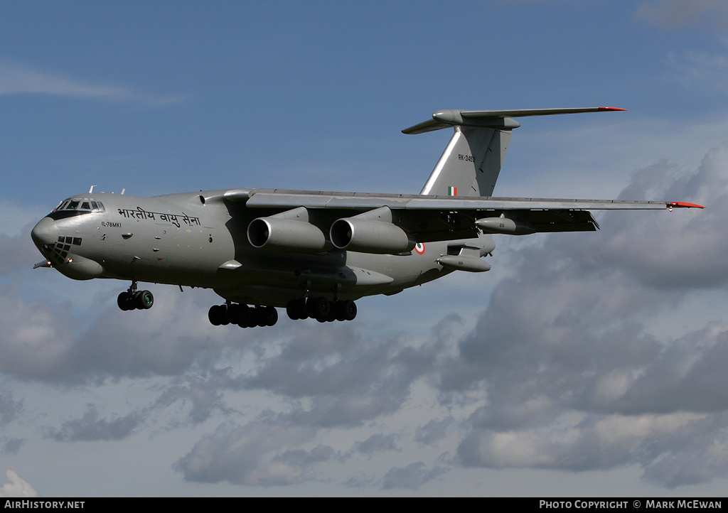 Aircraft Photo of RK-3452 | Ilyushin Il-78MKI | India - Air Force | AirHistory.net #341428