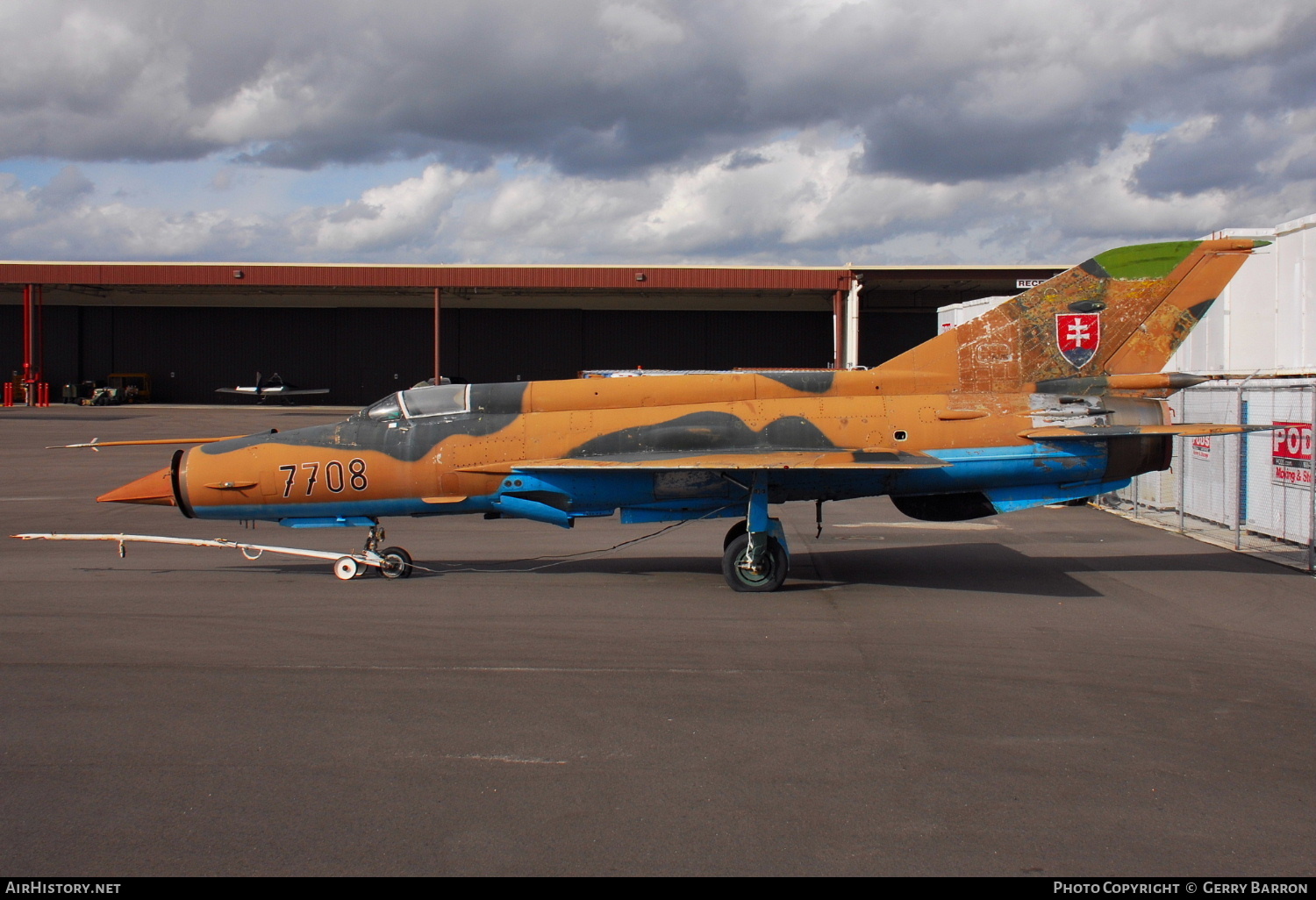 Aircraft Photo of 7708 / N7708 | Mikoyan-Gurevich MiG-21MF | Slovakia - Air Force | AirHistory.net #341512