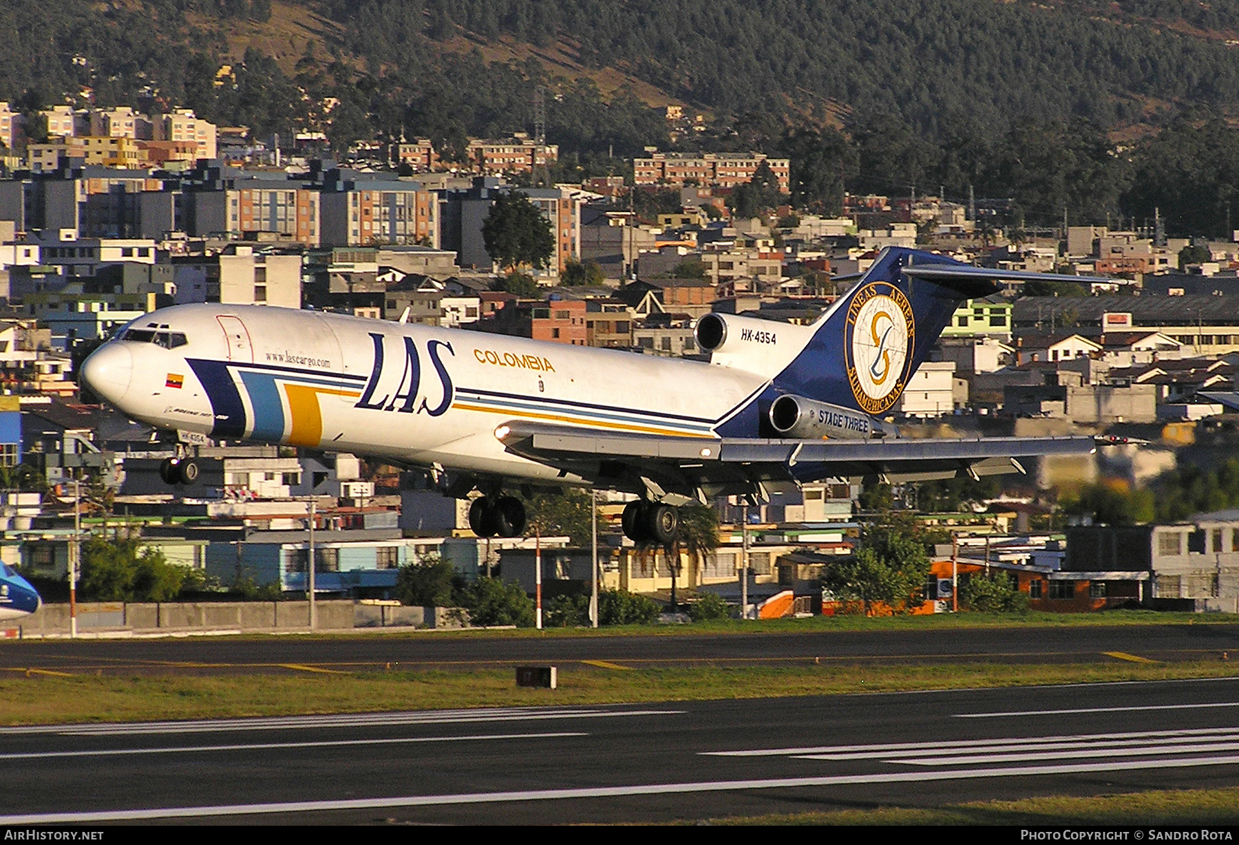 Aircraft Photo of HK-4354 | Boeing 727-2X3/Adv(F) | Líneas Aéreas Suramericanas - LAS | AirHistory.net #341522