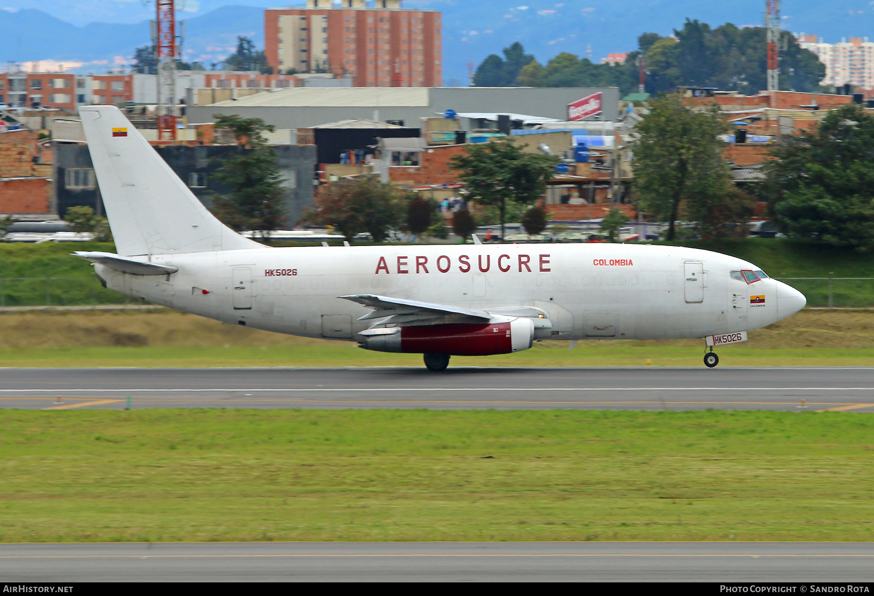 Aircraft Photo of HK-5026 | Boeing 737-230/Adv(F) | Aerosucre | AirHistory.net #341540