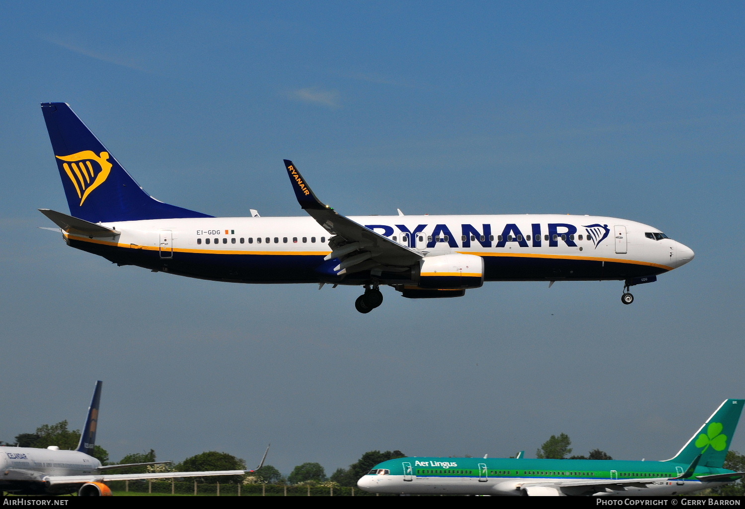 Aircraft Photo of EI-GDG | Boeing 737-800 | Ryanair | AirHistory.net #341550