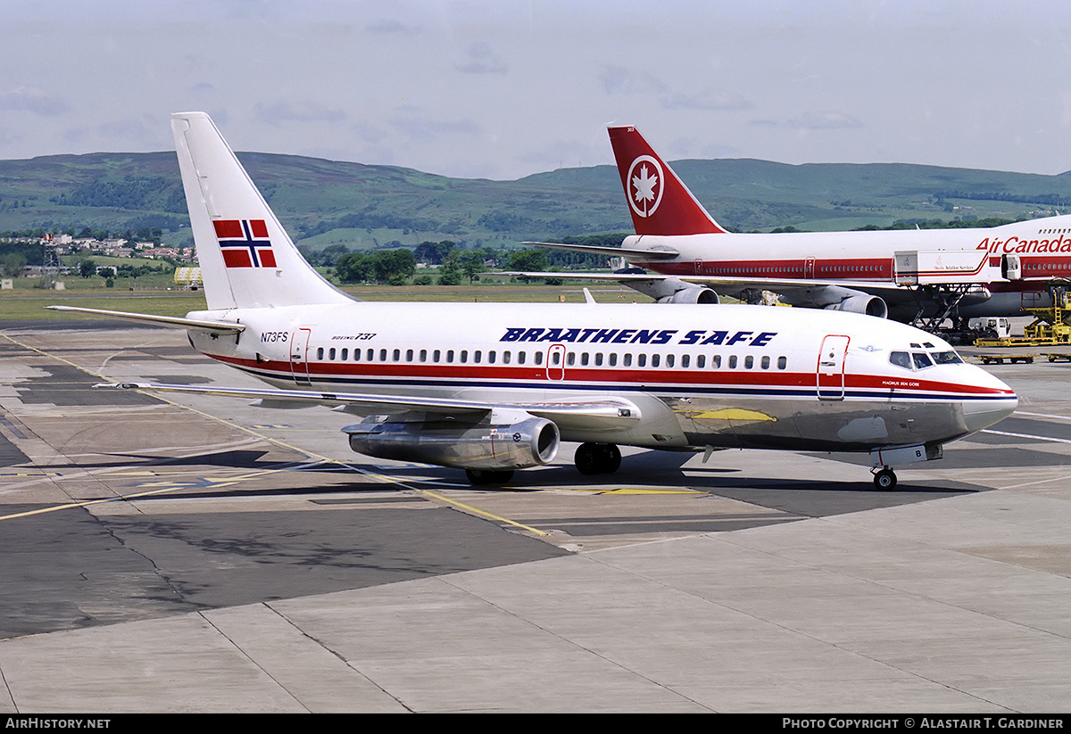 Aircraft Photo of N73FS | Boeing 737-205/Adv | Braathens SAFE | AirHistory.net #341575