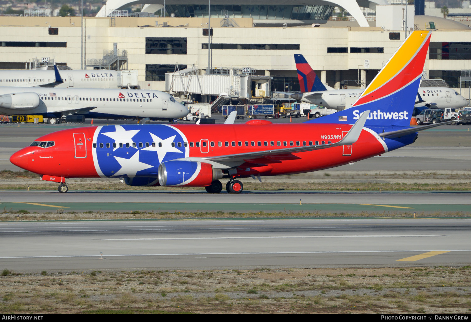 Aircraft Photo of N922WN | Boeing 737-7H4 | Southwest Airlines | AirHistory.net #341576