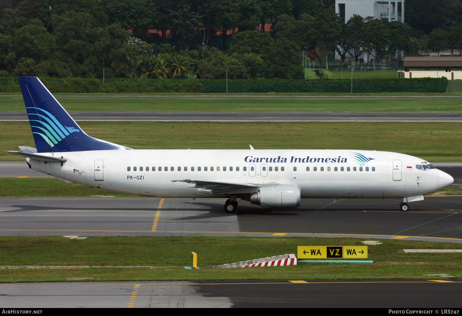 Aircraft Photo of PK-GZI | Boeing 737-4M0 | Garuda Indonesia | AirHistory.net #341580