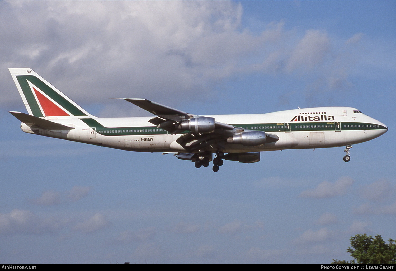 Aircraft Photo of I-DEMV | Boeing 747-243B | Alitalia | AirHistory.net #341583