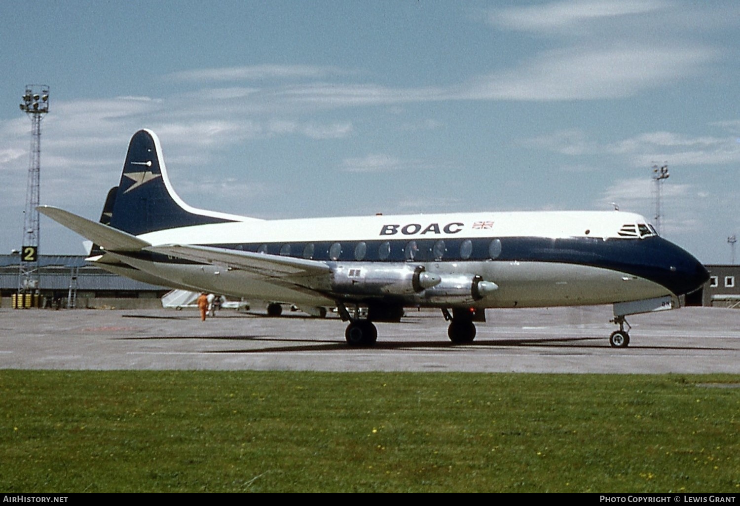 Aircraft Photo of G-AMON | Vickers 701 Viscount | BOAC - British Overseas Airways Corporation | AirHistory.net #341593