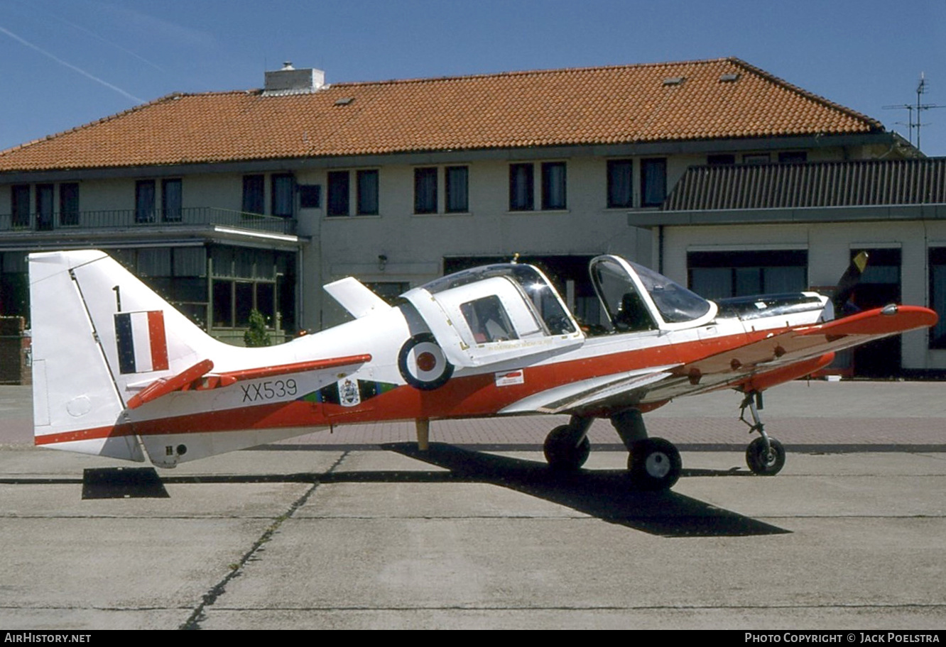 Aircraft Photo of XX539 | Scottish Aviation Bulldog T1 | UK - Air Force | AirHistory.net #341602