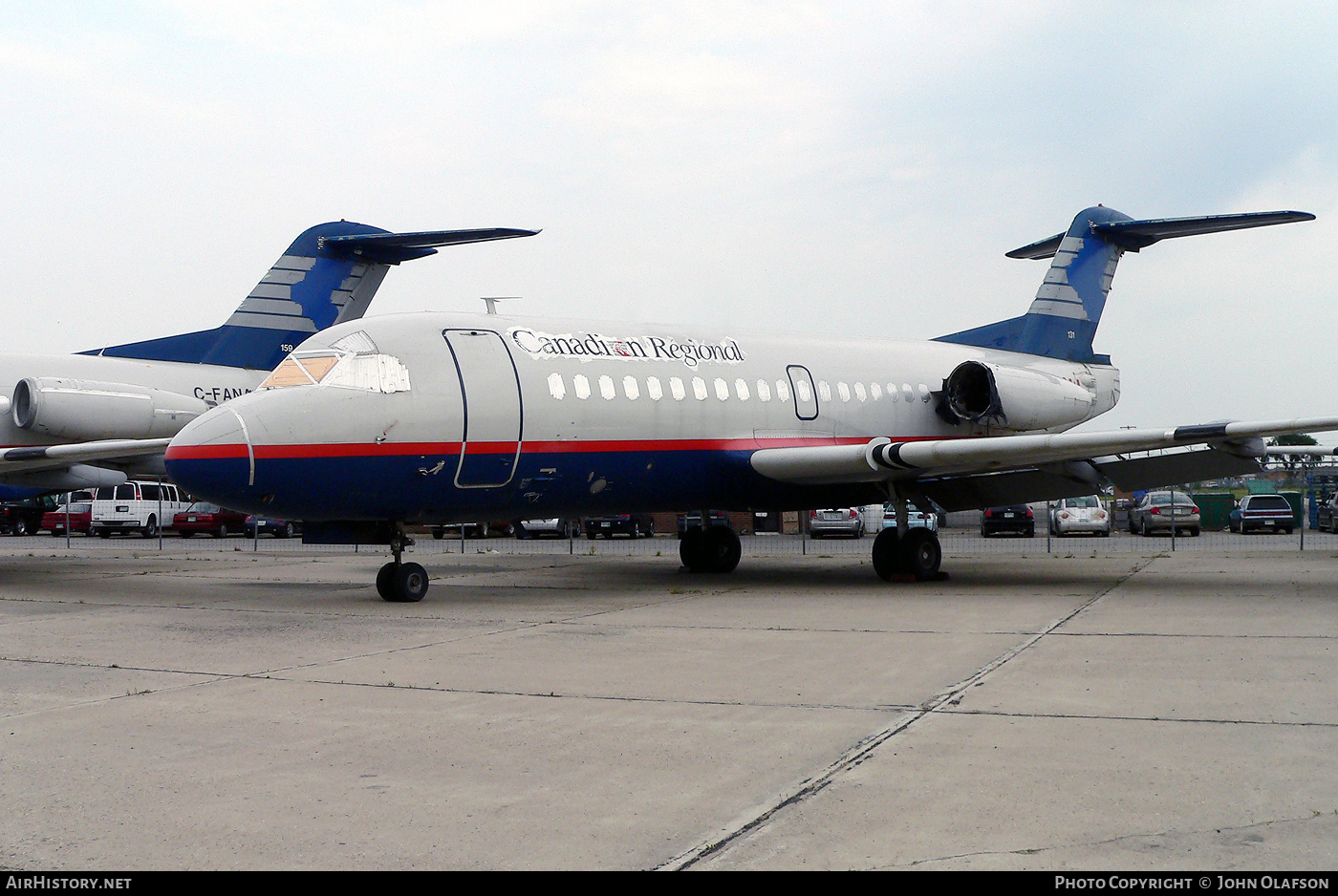 Aircraft Photo of C-GTEO | Fokker F28-1000 Fellowship | Canadian Regional Airlines | AirHistory.net #341615