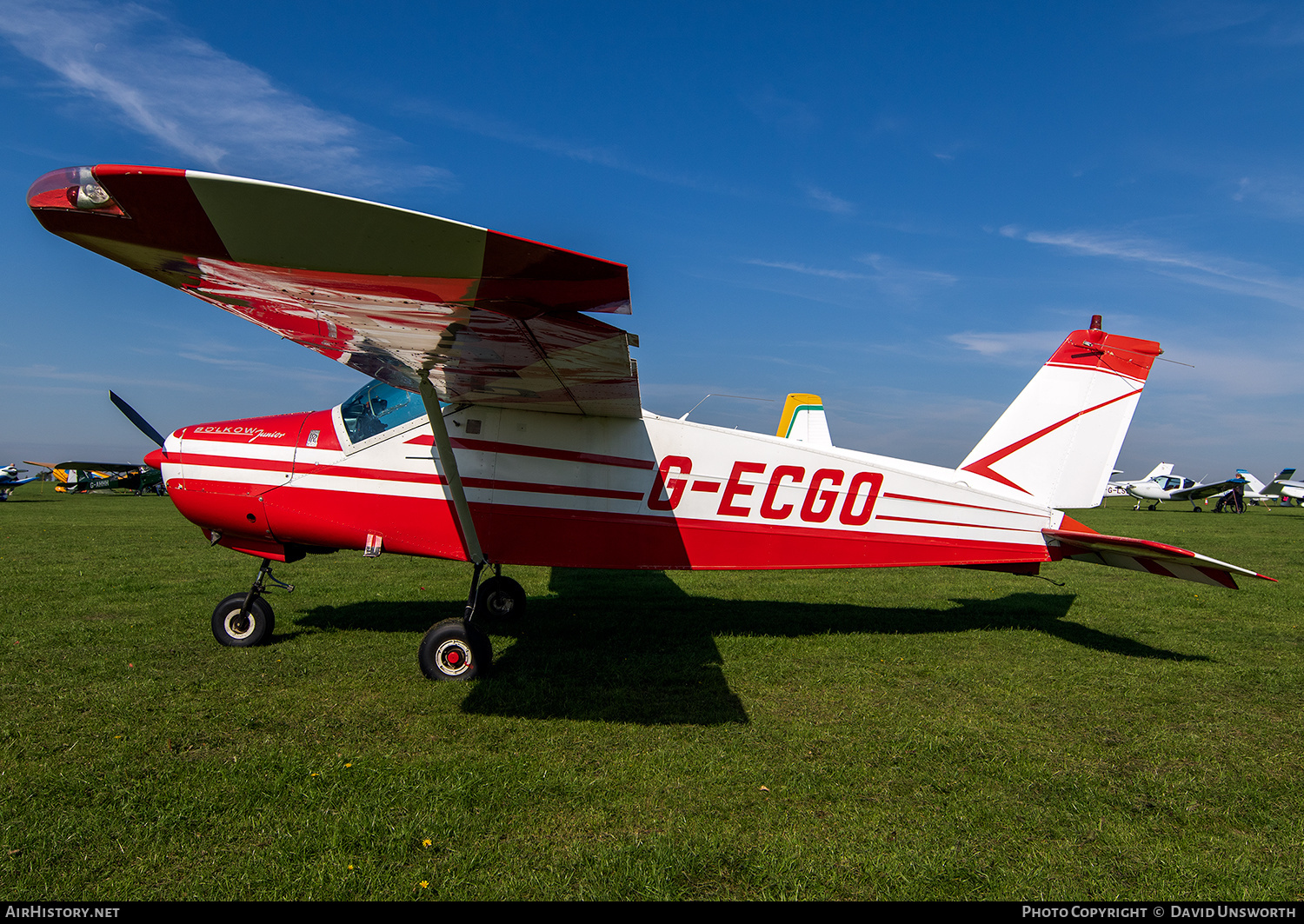 Aircraft Photo of G-ECGO | Bolkow BO-208C Junior | AirHistory.net #341624