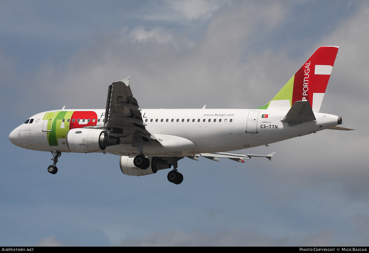 Aircraft Photo of CS-TTN | Airbus A319-111 | TAP Portugal | AirHistory.net #341625