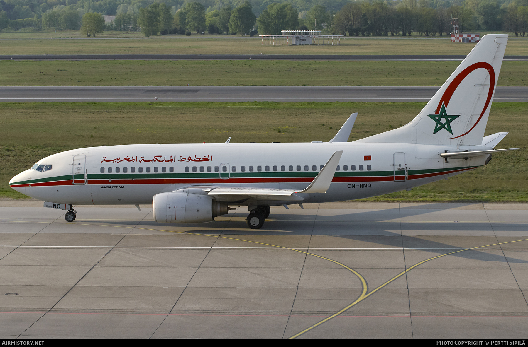 Aircraft Photo of CN-RNQ | Boeing 737-7B6 | Royal Air Maroc - RAM | AirHistory.net #341639