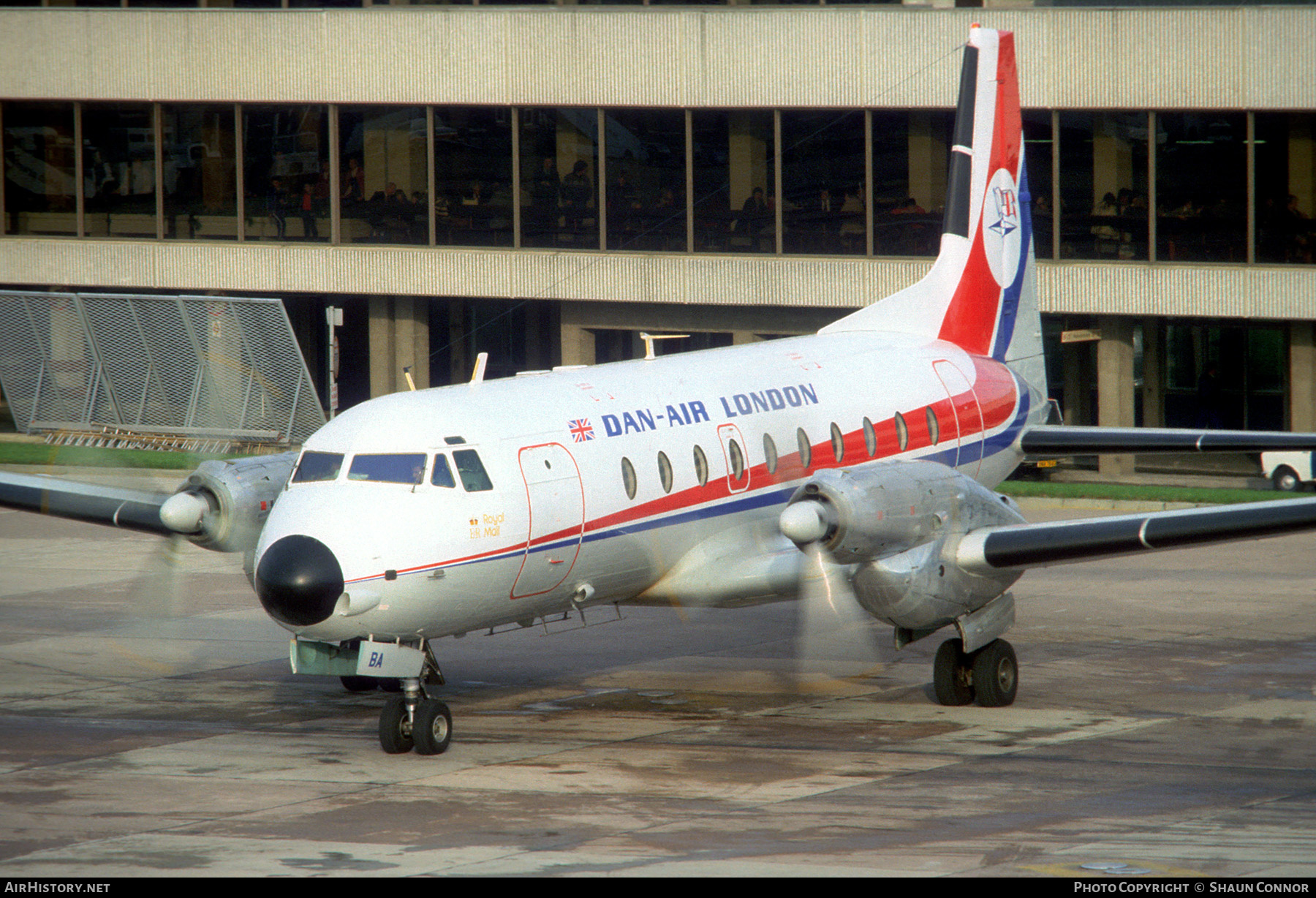 Aircraft Photo of G-BEBA | Hawker Siddeley HS-748 Srs2A/233 | Dan-Air London | AirHistory.net #341648