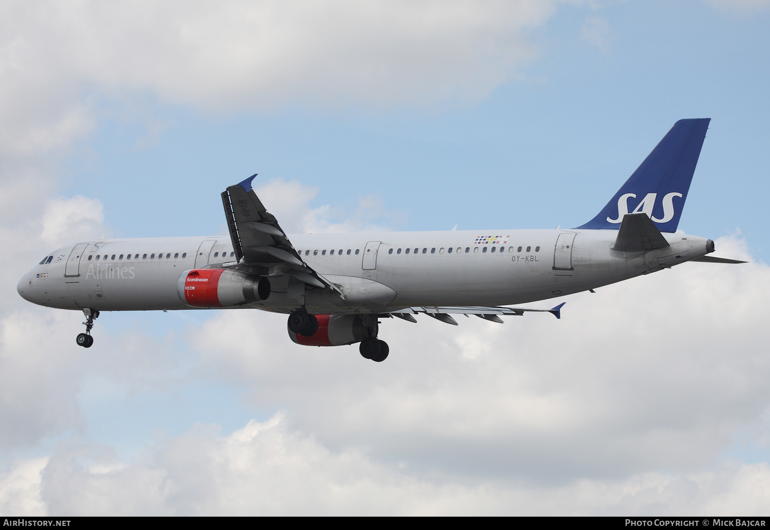 Aircraft Photo of OY-KBL | Airbus A321-232 | Scandinavian Airlines - SAS | AirHistory.net #341660