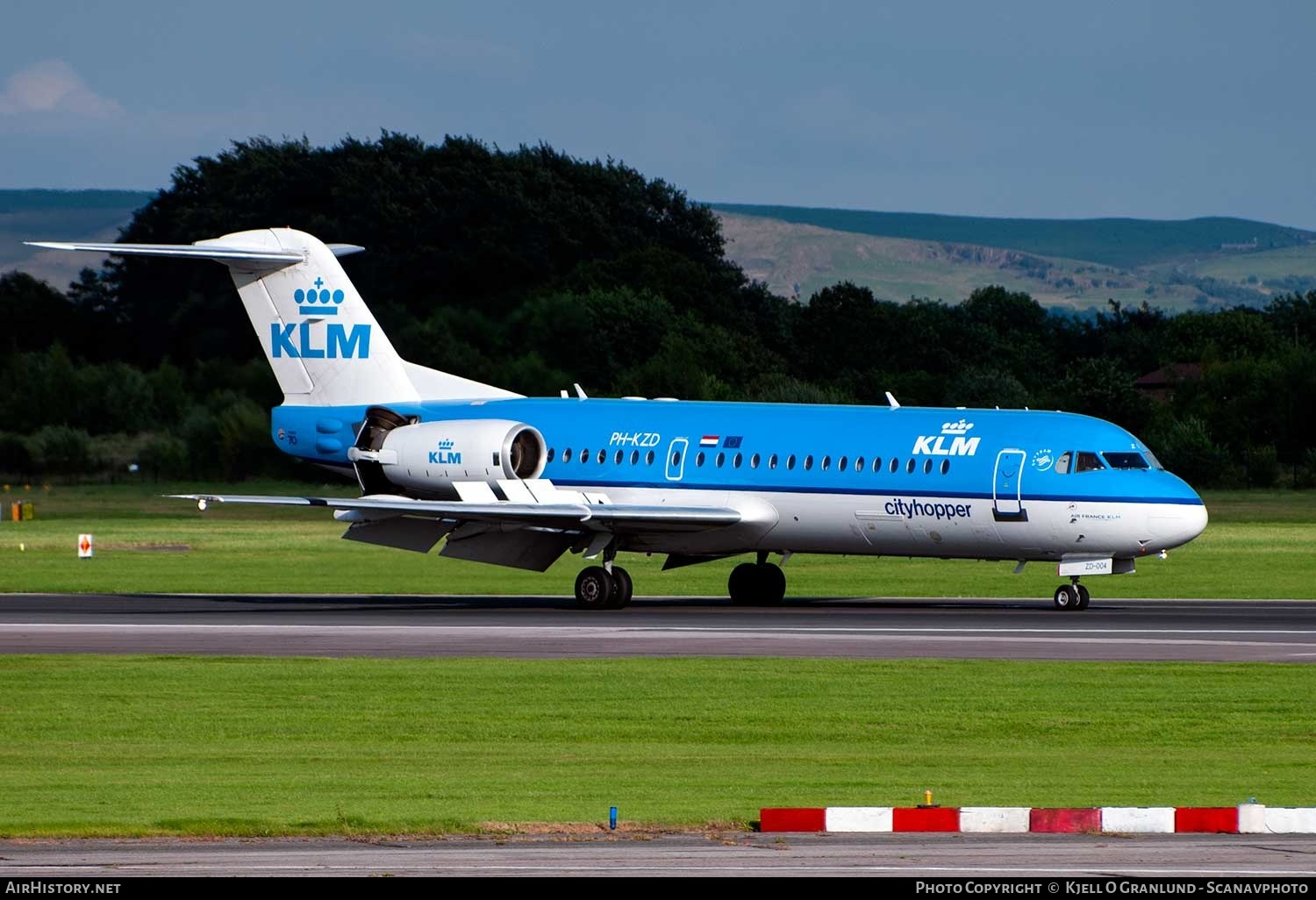Aircraft Photo of PH-KZD | Fokker 70 (F28-0070) | KLM Cityhopper | AirHistory.net #341684