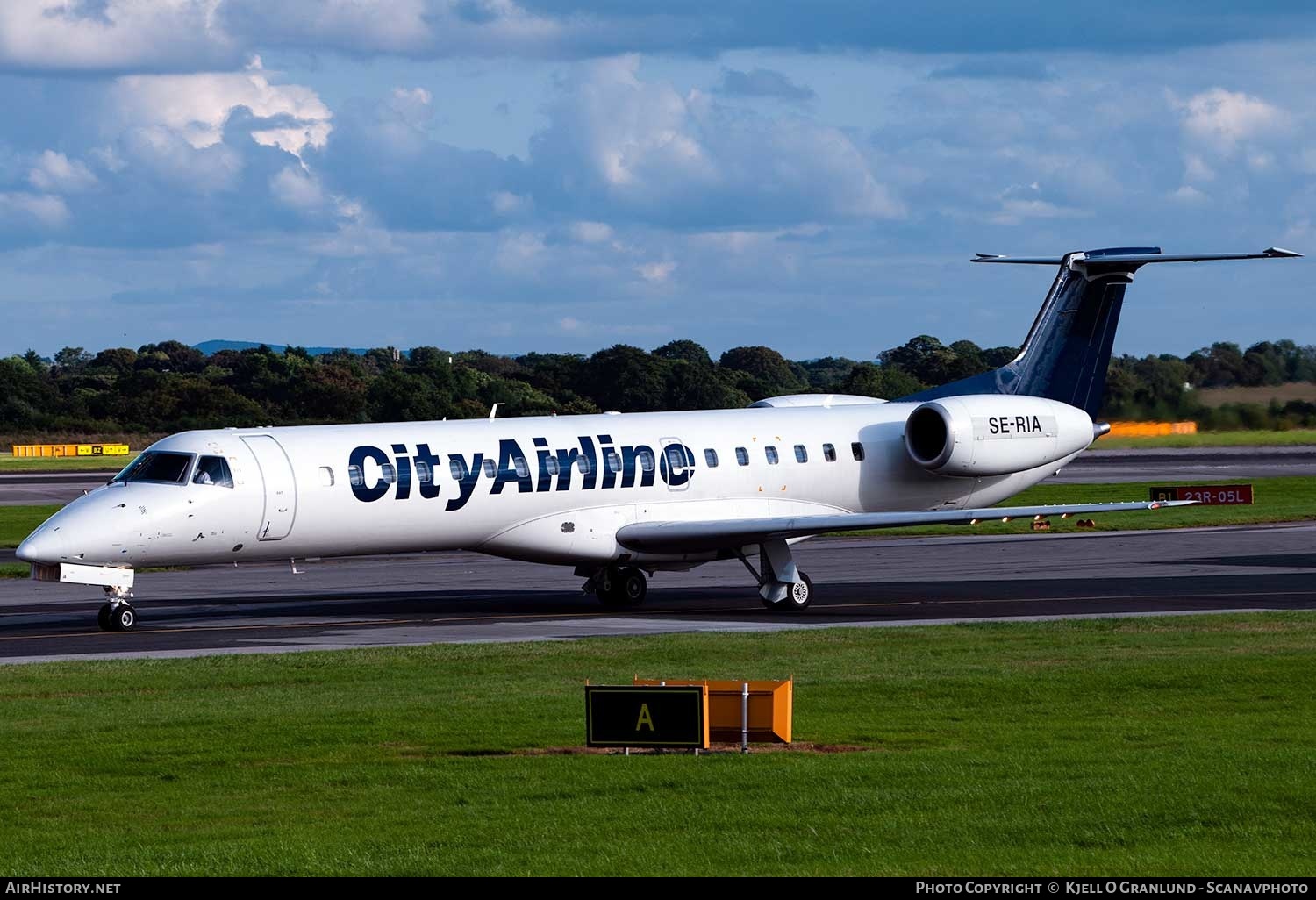 Aircraft Photo of SE-RIA | Embraer ERJ-145MP (EMB-145MP) | City Airline | AirHistory.net #341685