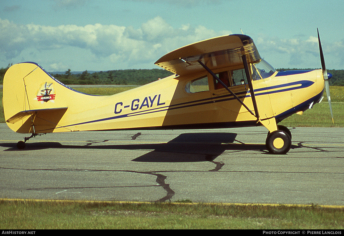 Aircraft Photo of C-GAYL | Aeronca 11ACX Chief | AirHistory.net #341702