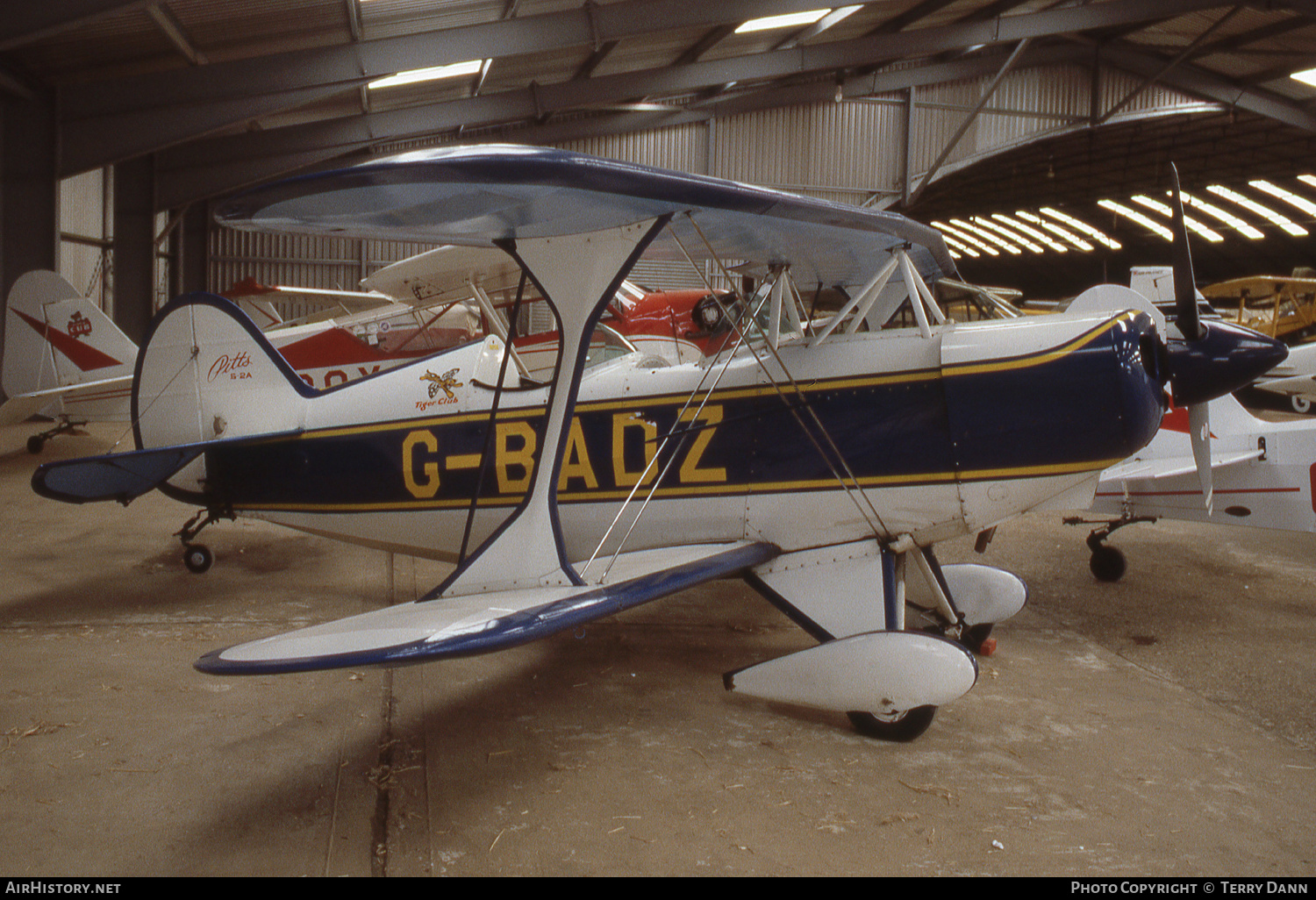 Aircraft Photo of G-BADZ | Aerotek Pitts S-2A Special | The Tiger Club | AirHistory.net #341760