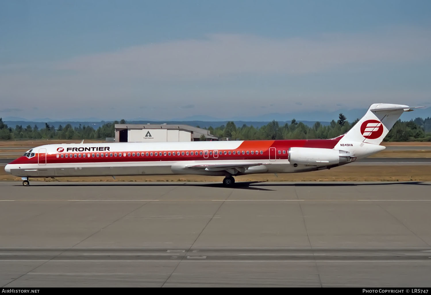 Aircraft Photo of N849HA | McDonnell Douglas MD-81 (DC-9-81) | Frontier Airlines | AirHistory.net #341768