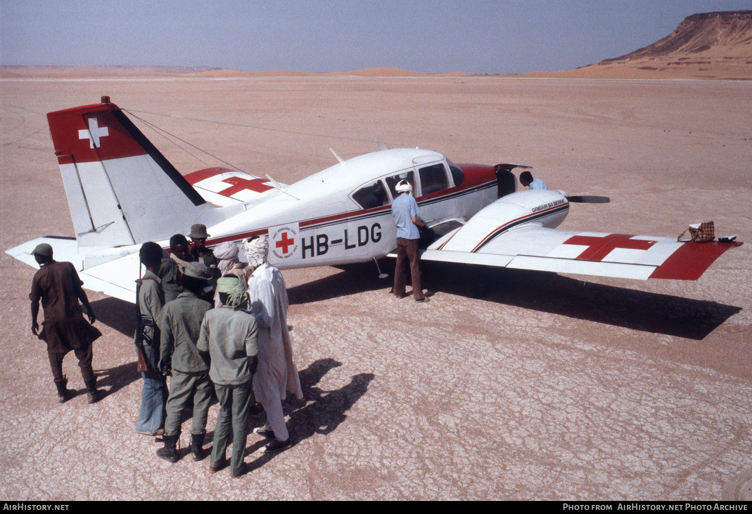 Aircraft Photo of HB-LDG | Piper PA-23-250 Aztec C | ICRC - International Committee of the Red Cross | AirHistory.net #341802