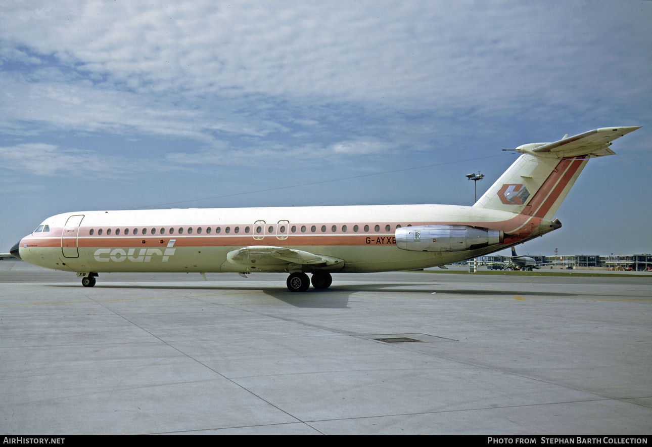 Aircraft Photo of G-AYXB | BAC 111-521FH One-Eleven | Court Line | AirHistory.net #341811