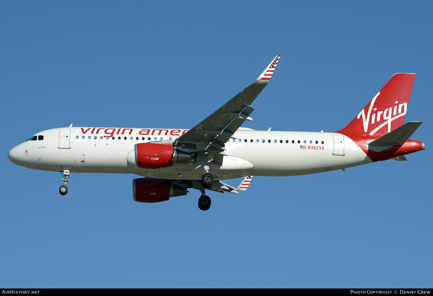 Aircraft Photo of N362VA | Airbus A320-214 | AirHistory.net #341827
