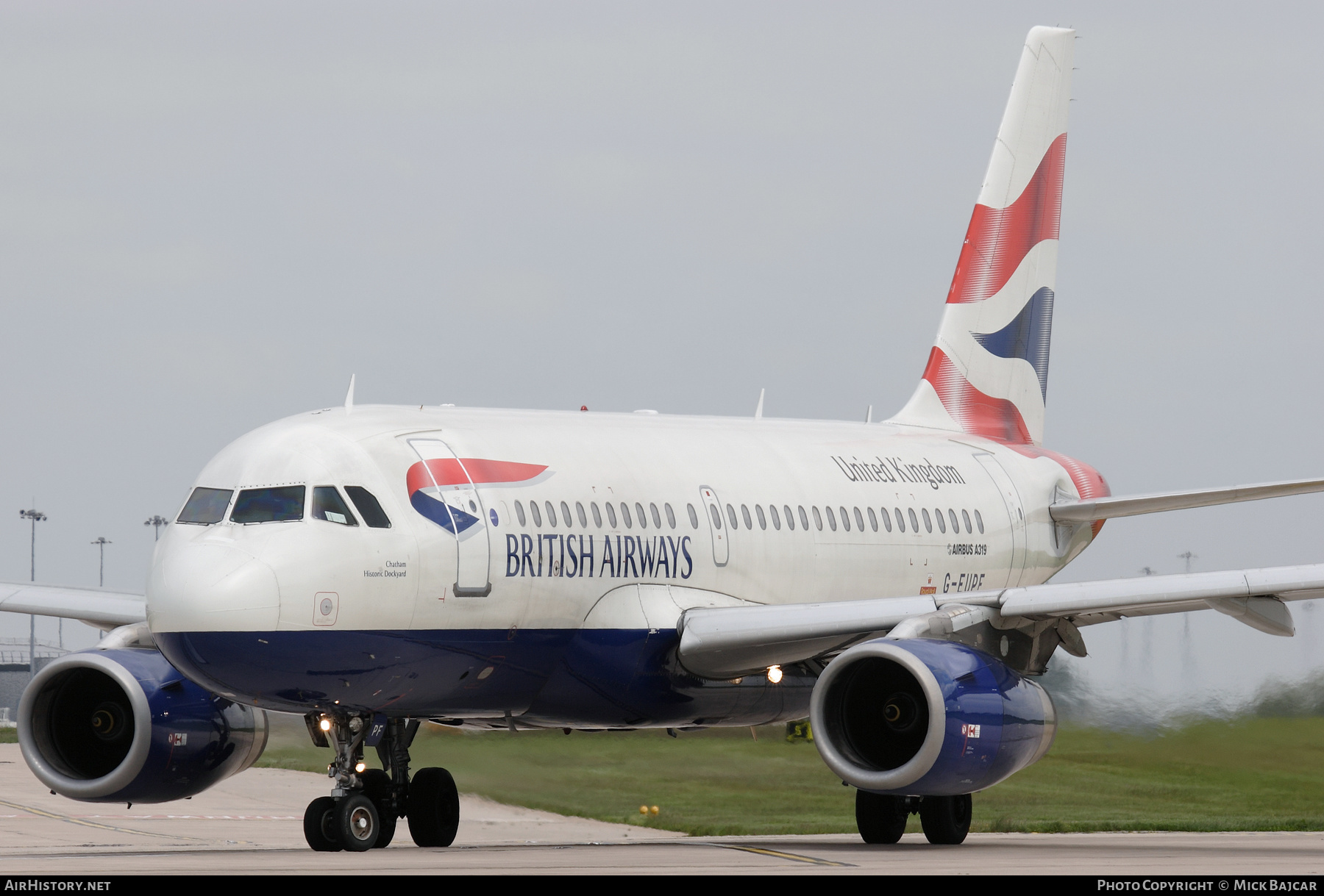 Aircraft Photo of G-EUPF | Airbus A319-131 | British Airways | AirHistory.net #341829