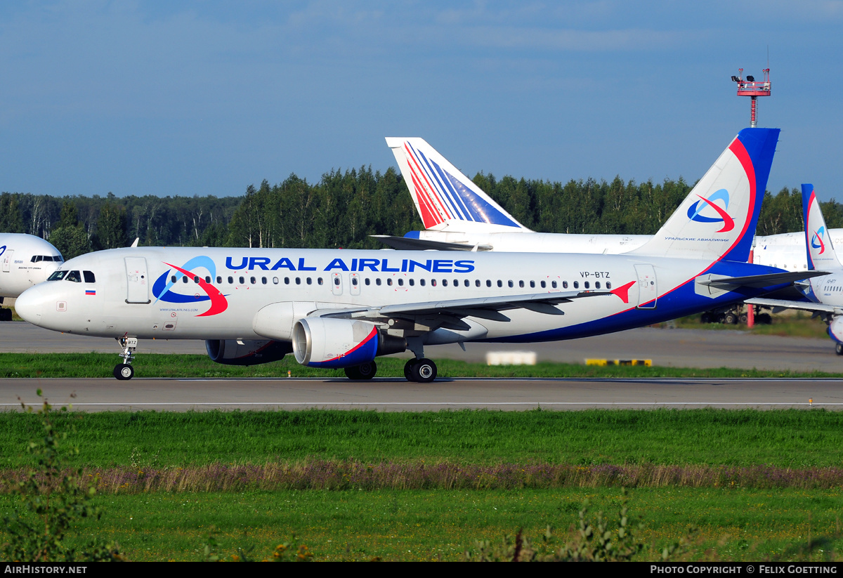 Aircraft Photo of VP-BTZ | Airbus A320-214 | Ural Airlines | AirHistory.net #341836