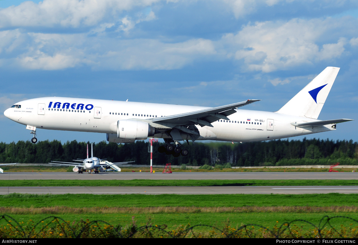 Aircraft Photo of VP-BSJ | Boeing 777-21H/ER | IrAero | AirHistory.net #341847