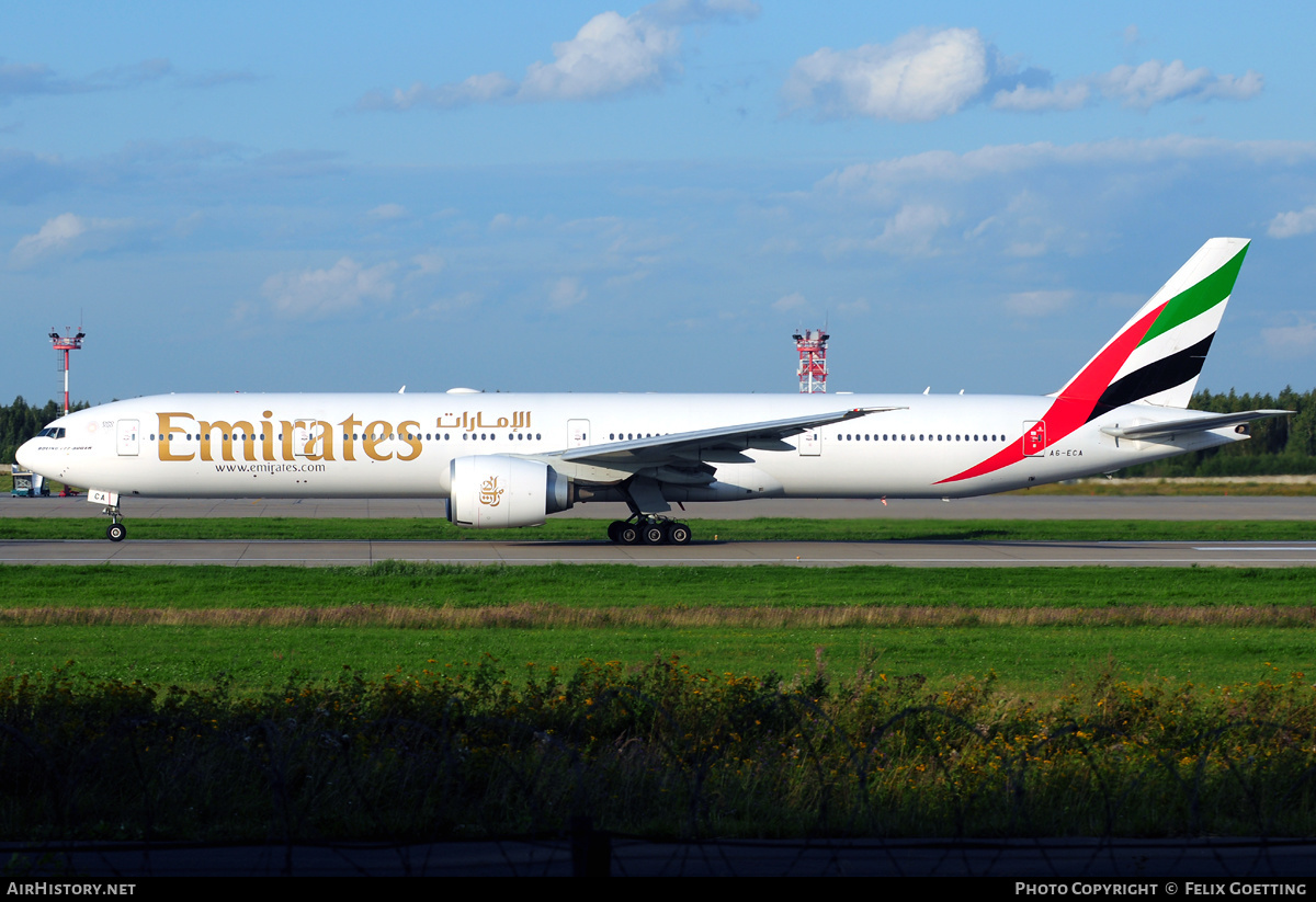 Aircraft Photo of A6-ECA | Boeing 777-36N/ER | Emirates | AirHistory.net #341858