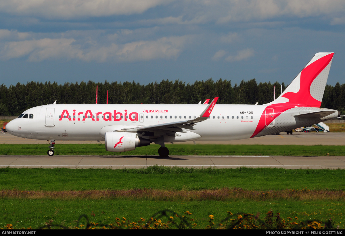 Aircraft Photo of A6-AOS | Airbus A320-214 | Air Arabia | AirHistory.net #341873