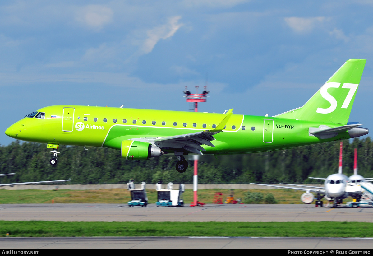 Aircraft Photo of VQ-BYR | Embraer 170SU (ERJ-170-100SU) | S7 Airlines | AirHistory.net #341896