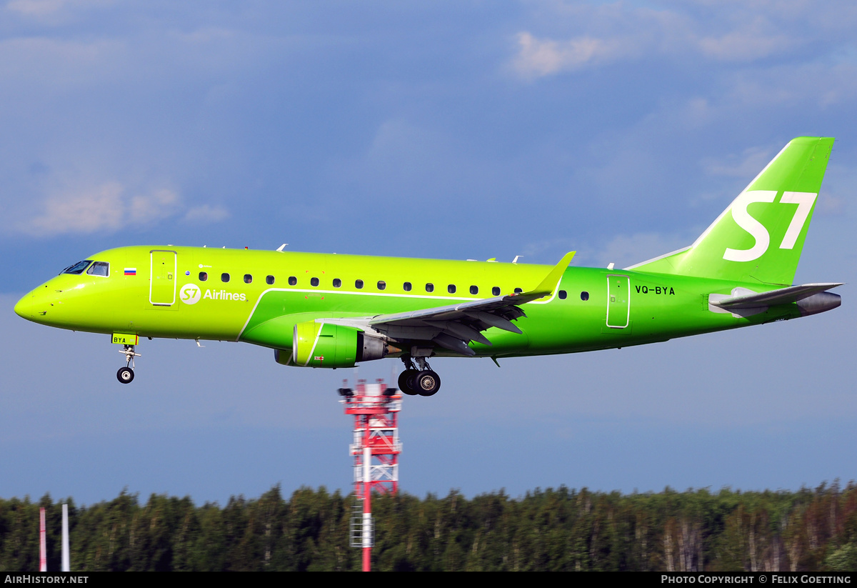 Aircraft Photo of VQ-BYA | Embraer 170SU (ERJ-170-100SU) | S7 Airlines | AirHistory.net #341898