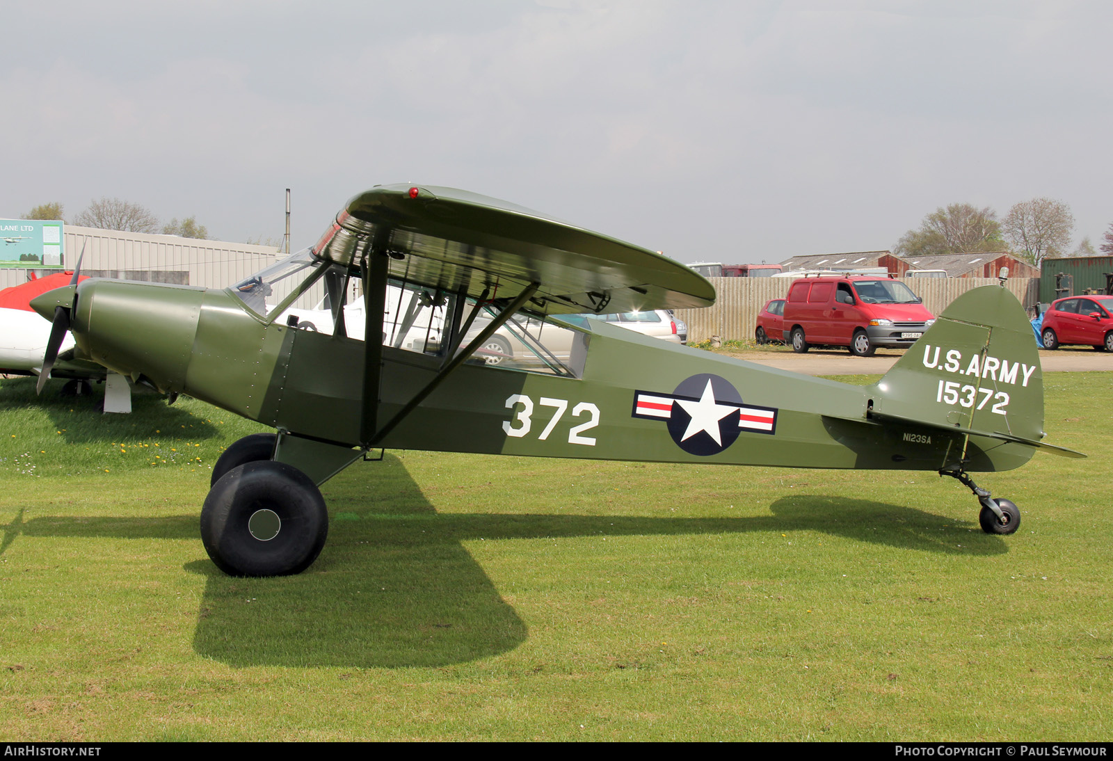 Aircraft Photo of N123SA / 15372 | Piper PA-18-150 Super Cub | USA - Army | AirHistory.net #341908