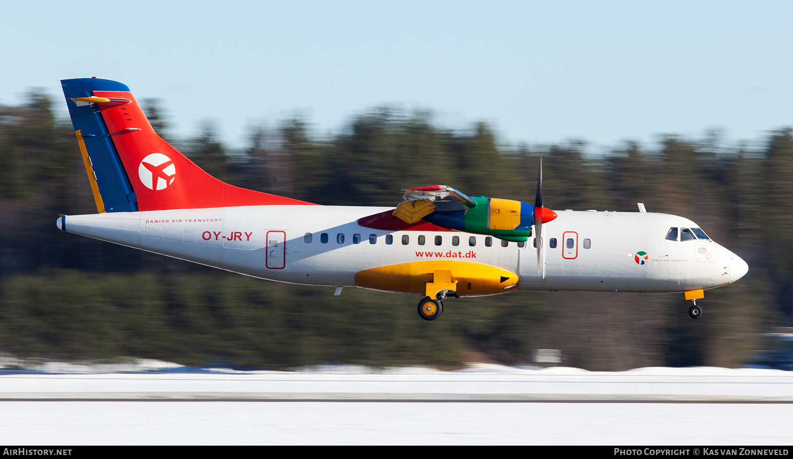 Aircraft Photo of OY-JRY | ATR ATR-42-300 | Danish Air Transport - DAT | AirHistory.net #341923