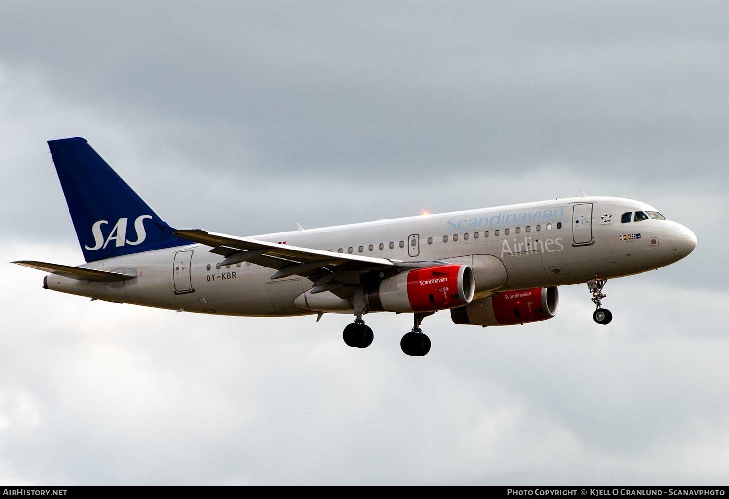 Aircraft Photo of OY-KBR | Airbus A319-131 | Scandinavian Airlines - SAS | AirHistory.net #341943