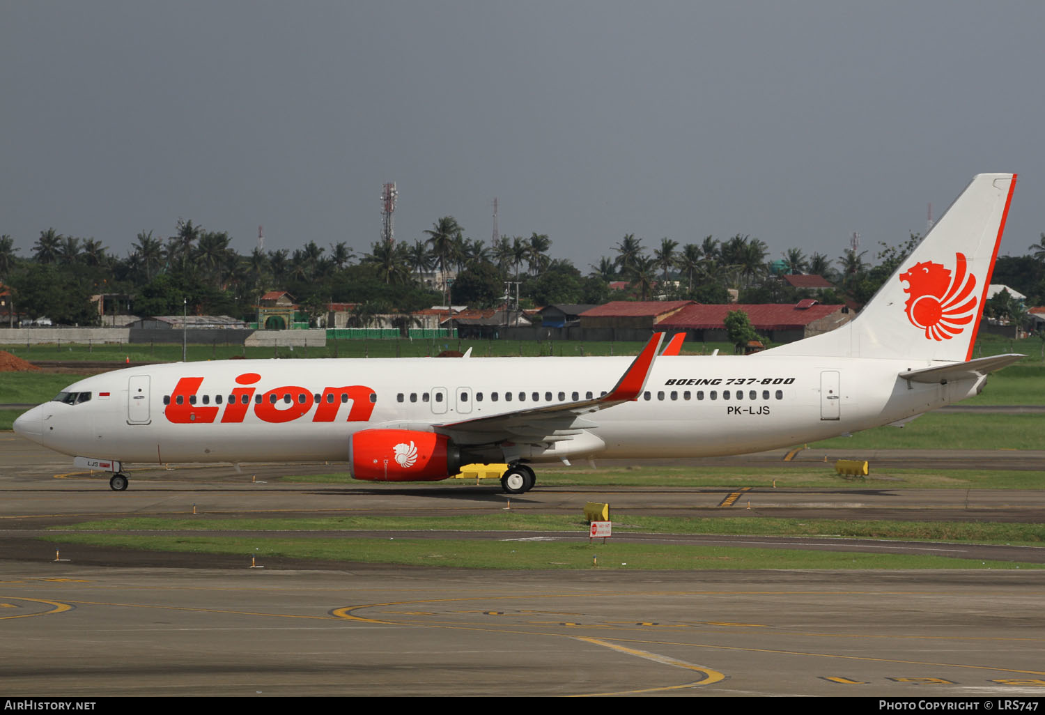 Aircraft Photo of PK-LJS | Boeing 737-8GP | Lion Air | AirHistory.net #341971