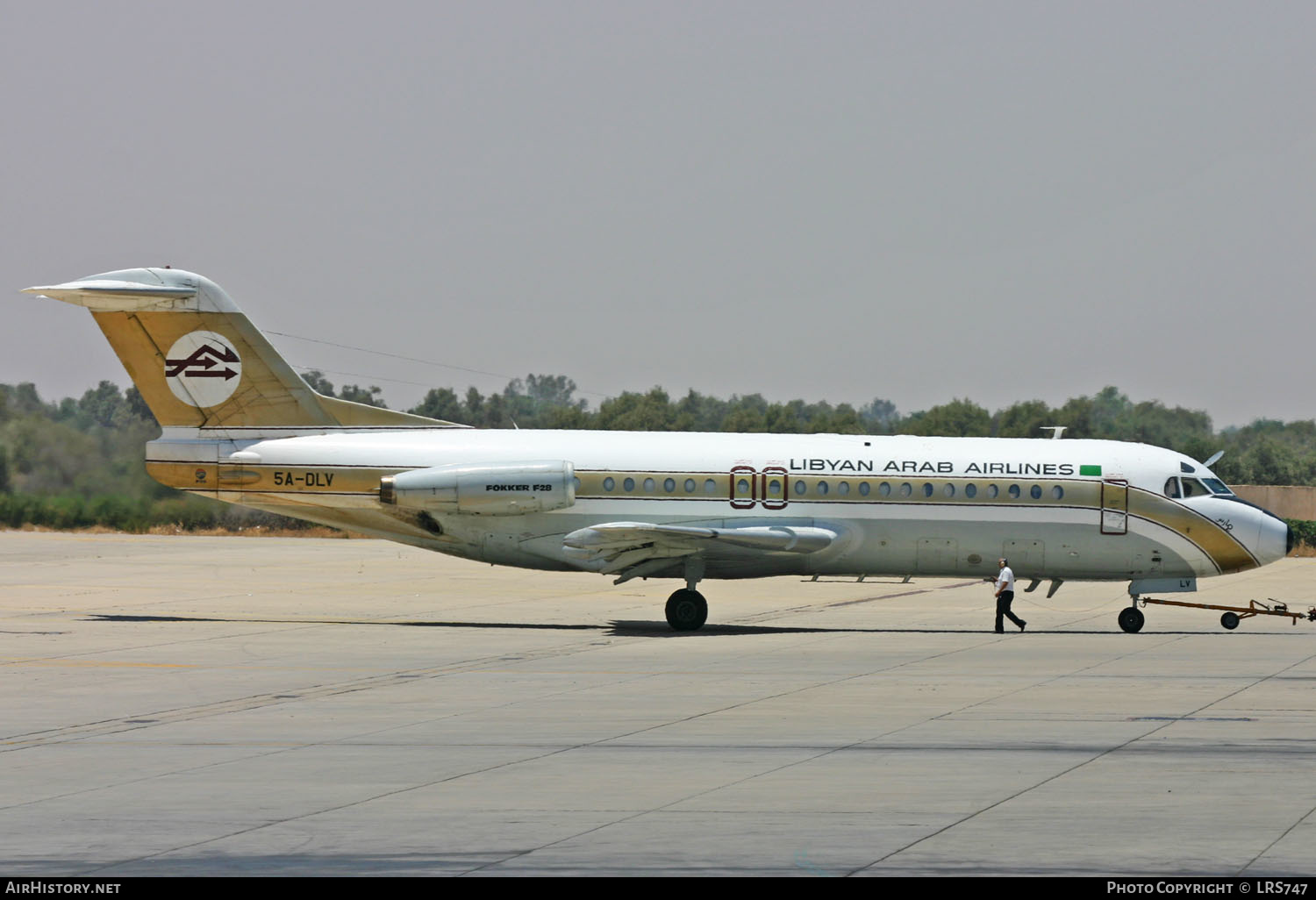 Aircraft Photo of 5A-DLV | Fokker F28-4000 Fellowship | Libyan Arab Airlines | AirHistory.net #341974