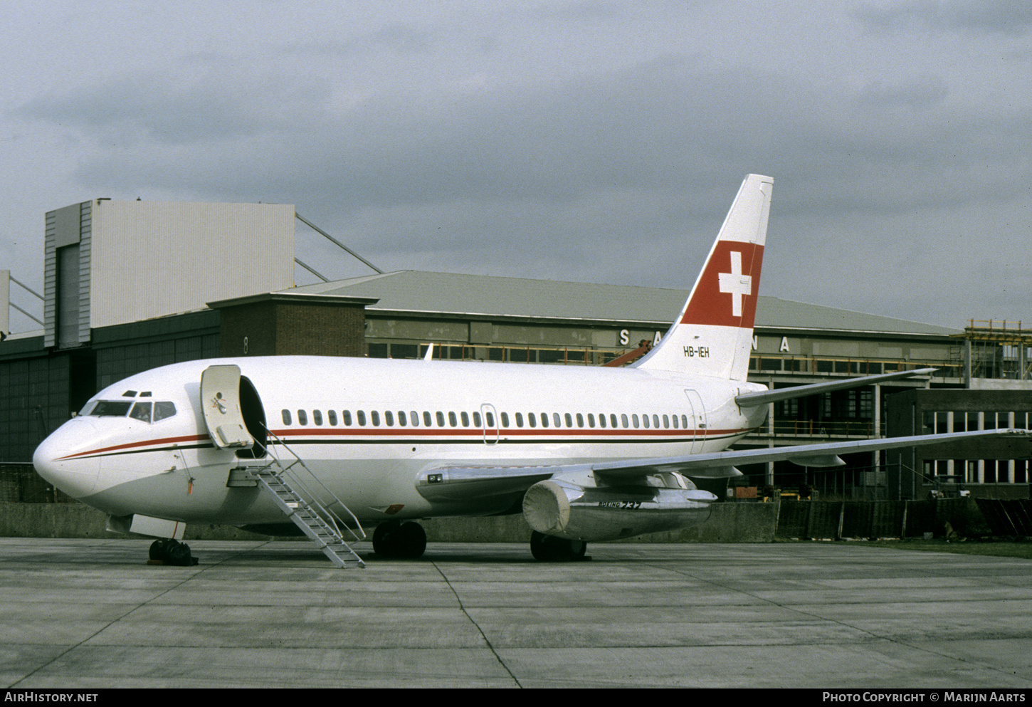 Aircraft Photo of HB-IEH | Boeing 737-2V6/Adv | Petrolair | AirHistory.net #341979