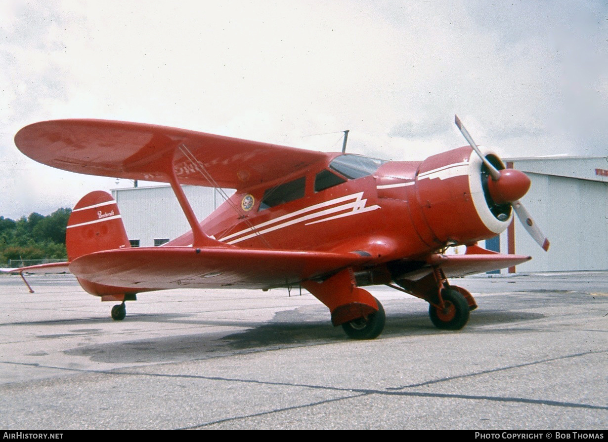 Aircraft Photo of N722MD | Beech D17S | AirHistory.net #341994
