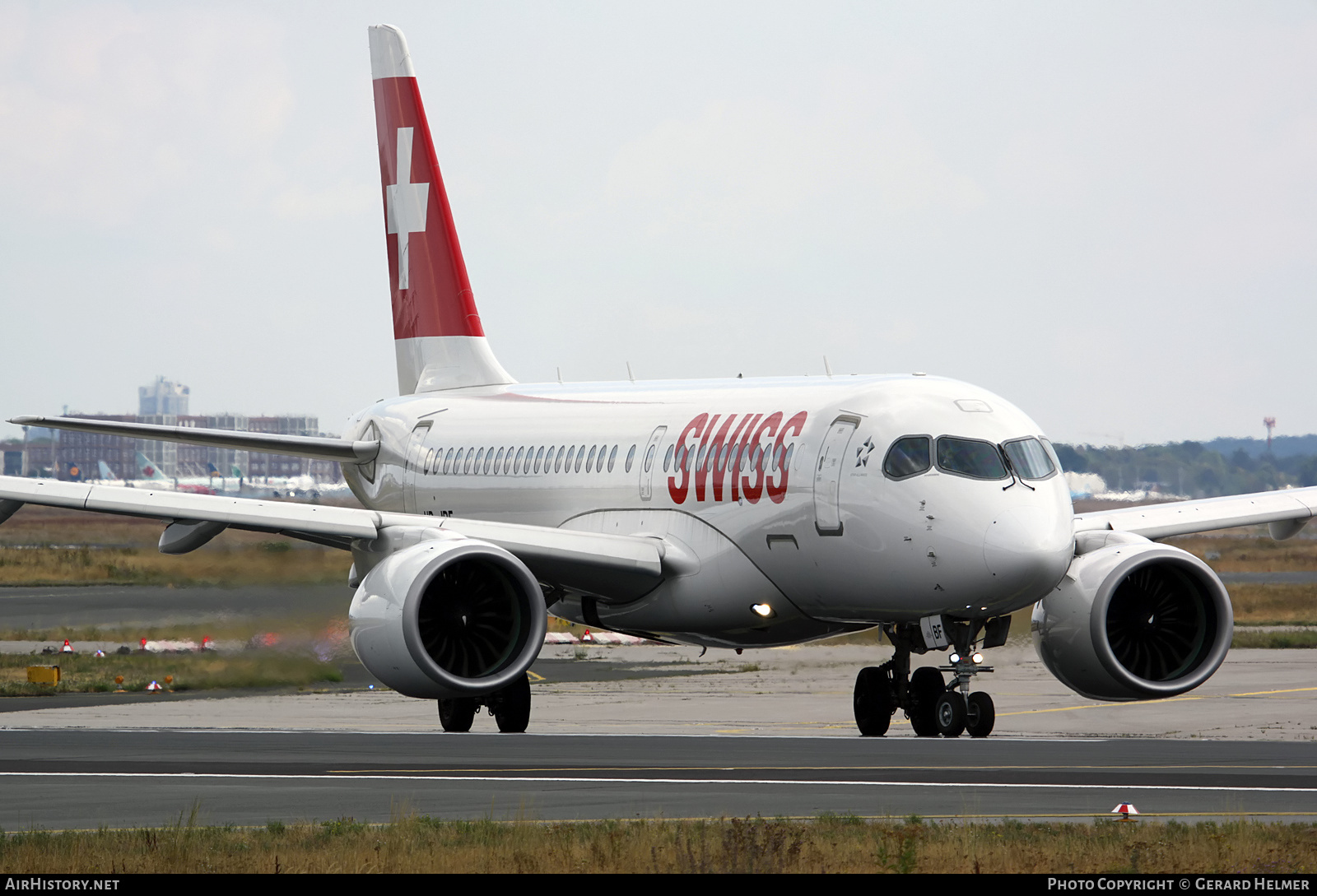 Aircraft Photo of HB-JBF | Bombardier CSeries CS100 (BD-500-1A10) | Swiss International Air Lines | AirHistory.net #342016