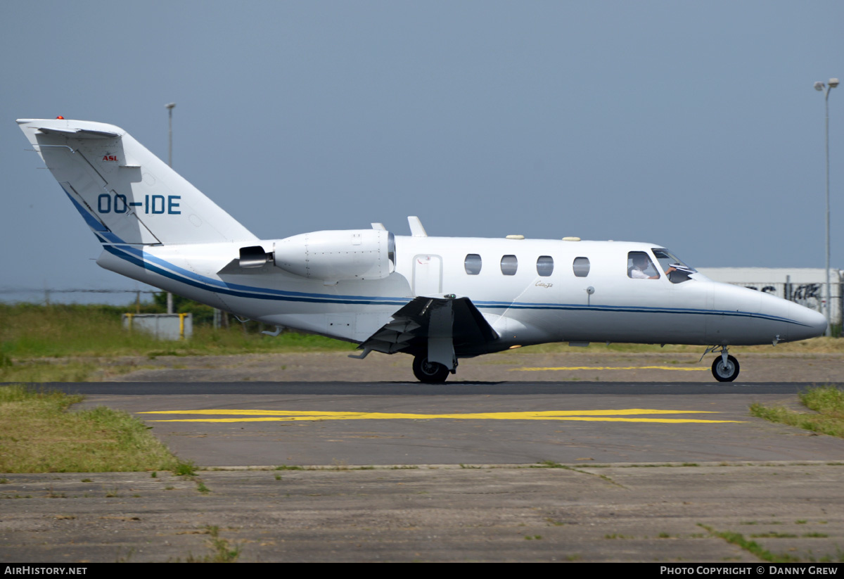 Aircraft Photo of OO-IDE | Cessna 525 CitationJet | ASL - Air Service Liège | AirHistory.net #342055