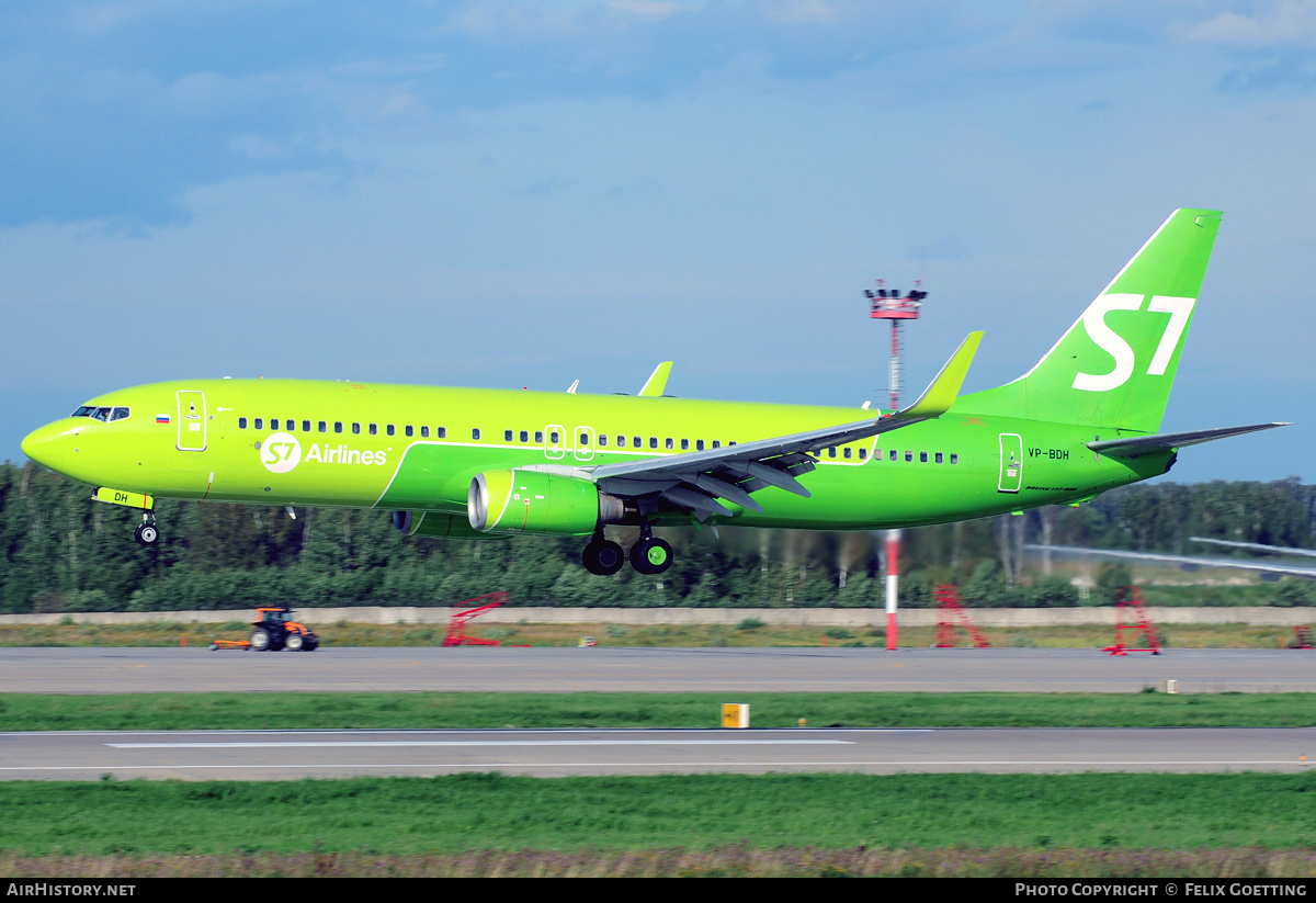 Aircraft Photo of VP-BDH | Boeing 737-8Q8 | S7 Airlines | AirHistory.net #342103