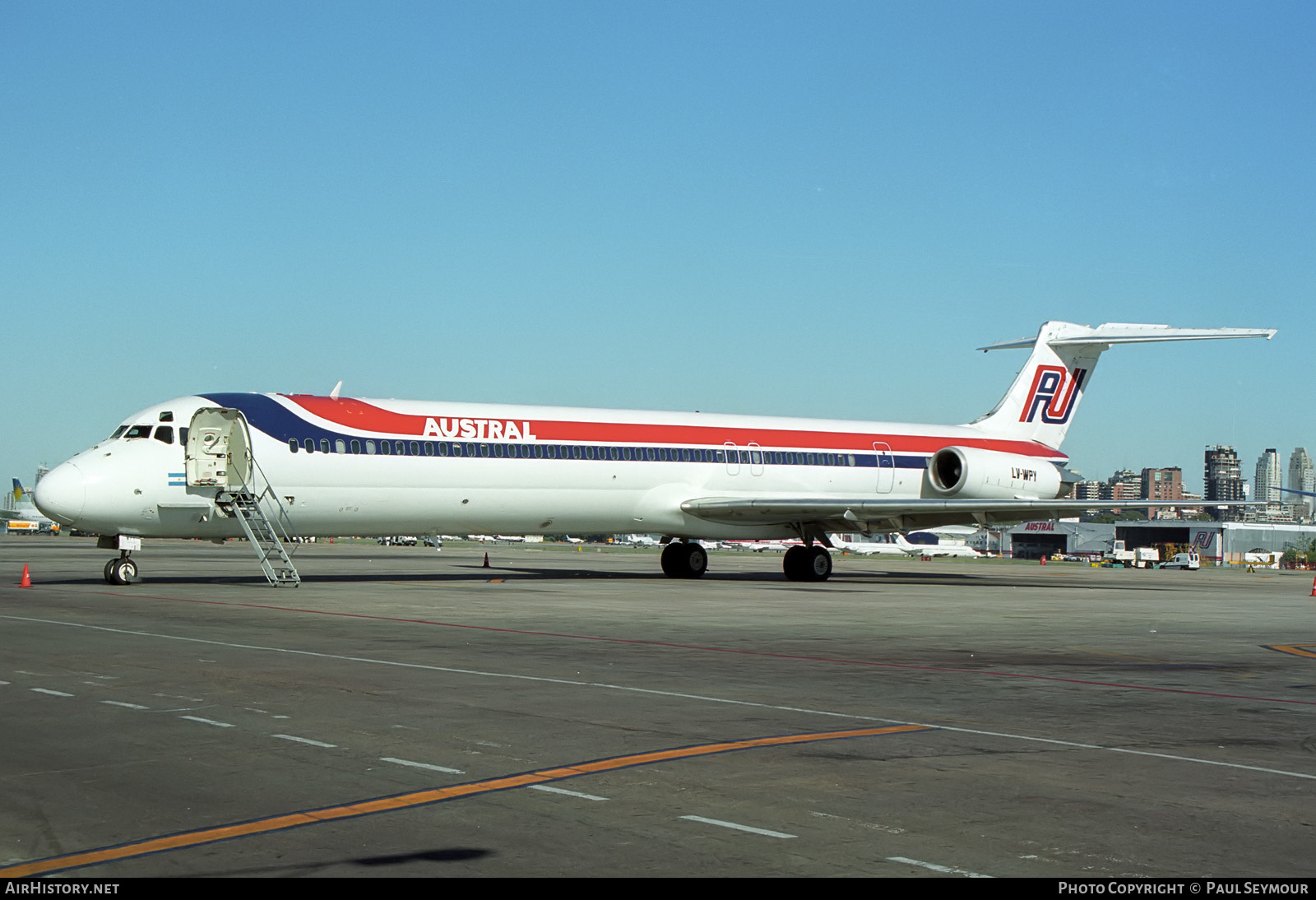 Aircraft Photo of LV-WPY | McDonnell Douglas MD-81 (DC-9-81) | Austral Líneas Aéreas | AirHistory.net #342110