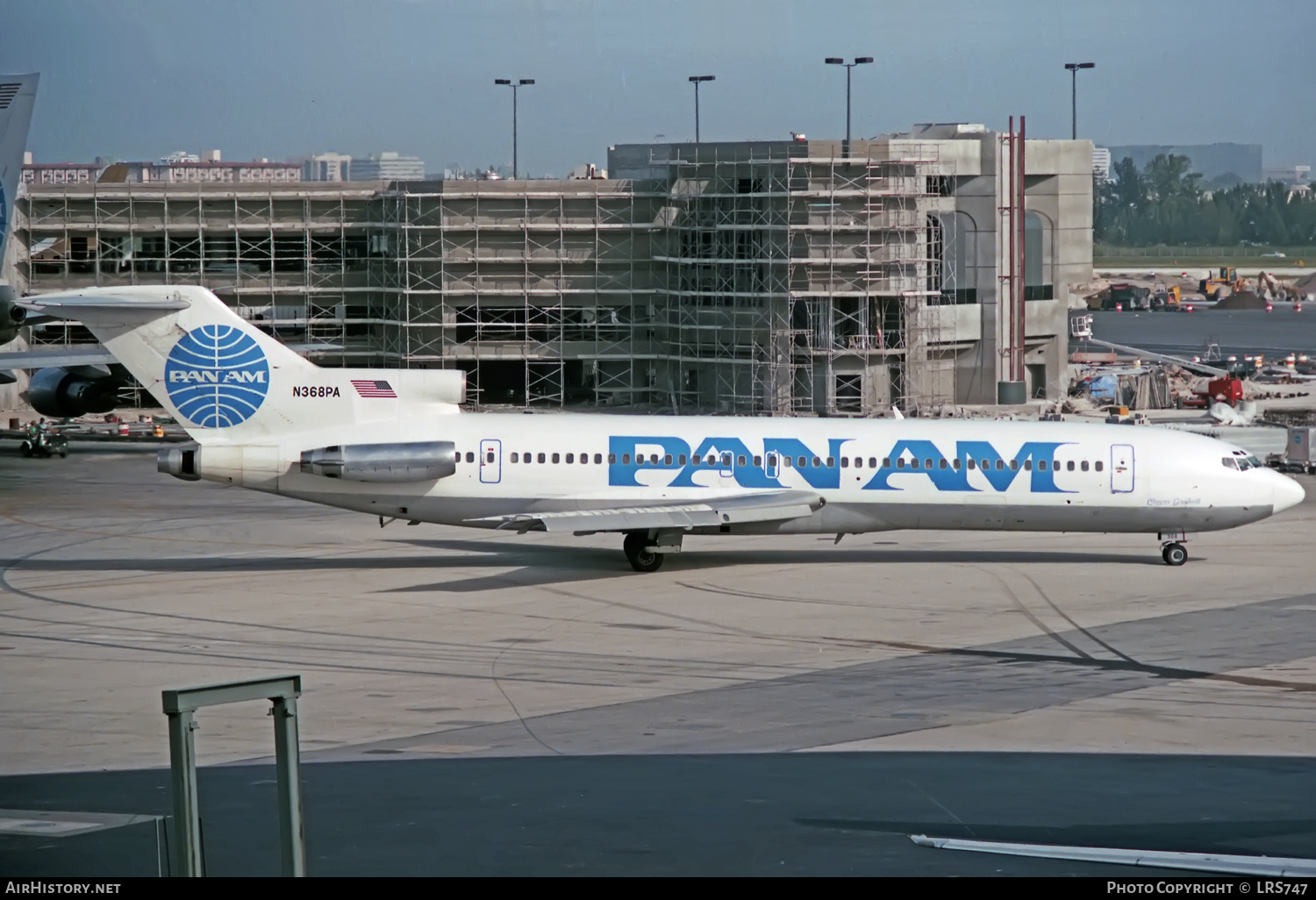 Aircraft Photo of N368PA | Boeing 727-221/Adv | Pan American World Airways - Pan Am | AirHistory.net #342126